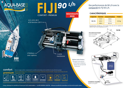 Nouveau FIJI 90 : le dessalinisateur compact haute performance