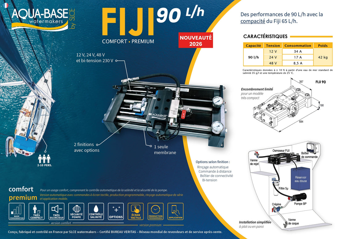 Nouveau FIJI 90 : le dessalinisateur compact haute performance